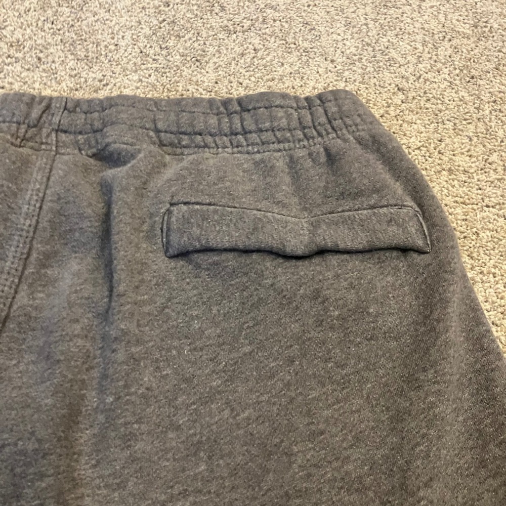 Nike Women's Sweatpants Charcoal Gray Straight Leg Embroidered Swoosh Large - Picture 7 of 14